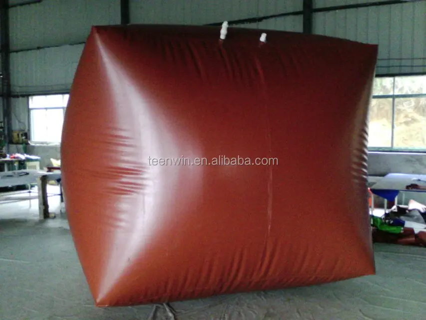 Biogas Plant with PVC Biogas Storage Balloon