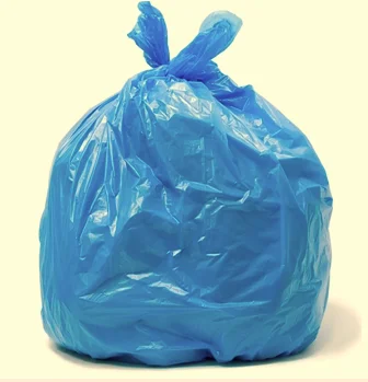 Recycling Trash Bags 55 Gallon, Large Blue Plastic Garbage Bags