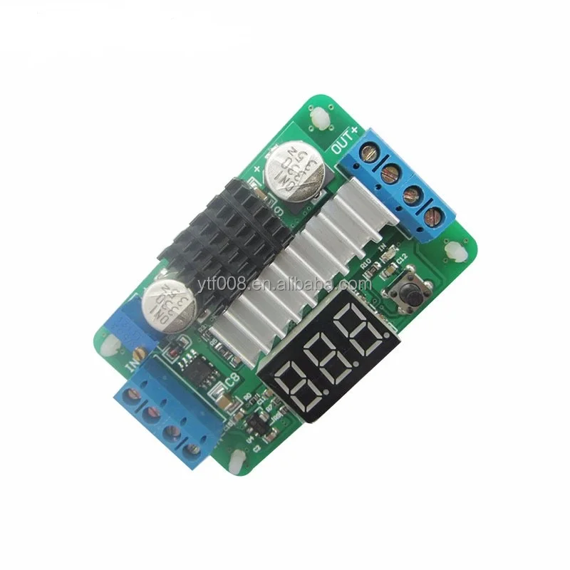 LTC1871 3,5-30 в 100 Вт DC-DC Boost преобразователь с регулируемым повышающим модулем питания, светодиодный вольтметр, измеритель напряжения/кнопочный переключатель