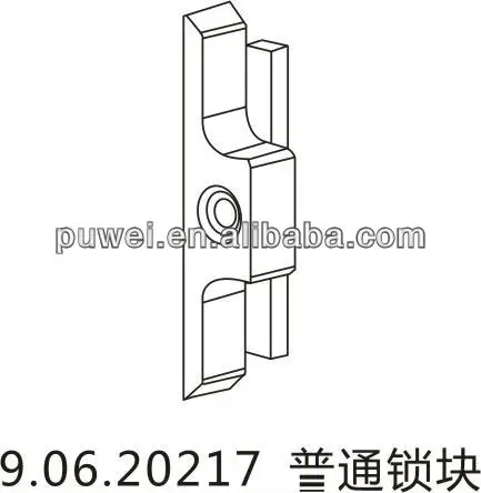 PWS PUWEI Transmission Bar Upvc Window and Door Espagnolette Rod/PWS for Casement Sliding