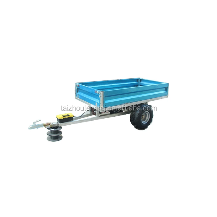 Factory sale hydraulic small dump trailer