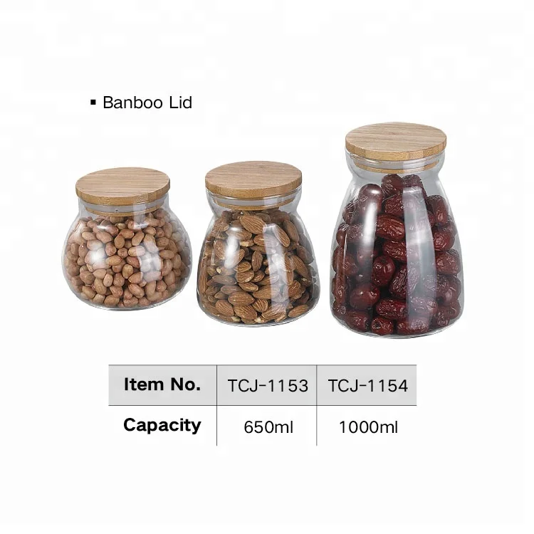 Factory Custom Glass Mason Spice Jar Set,Stash Jar Round Glass Jar