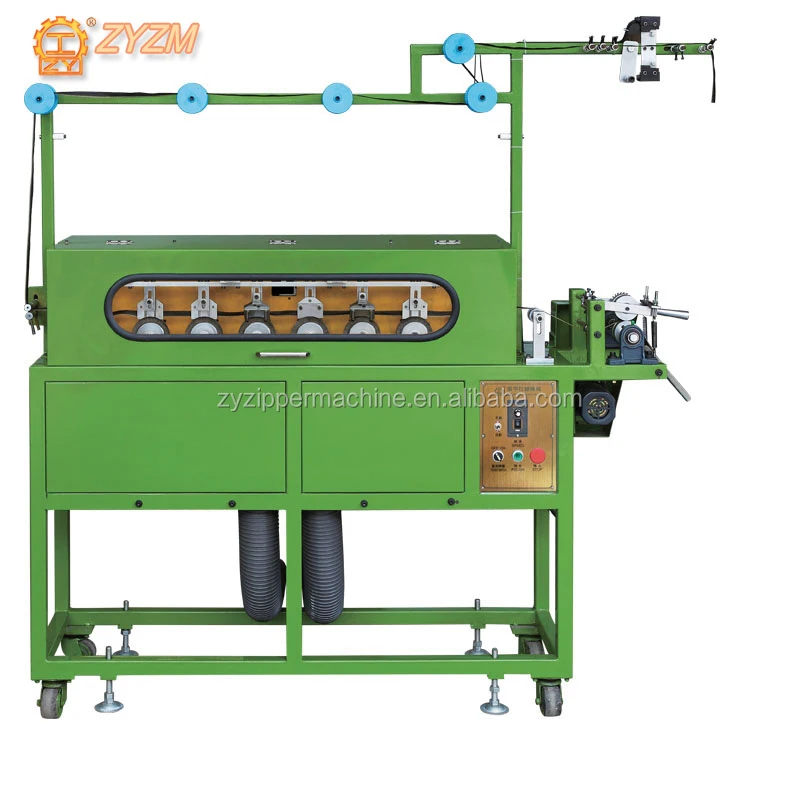 Zipper polished equipment. Automatic metal zipper teeth head polishing machine