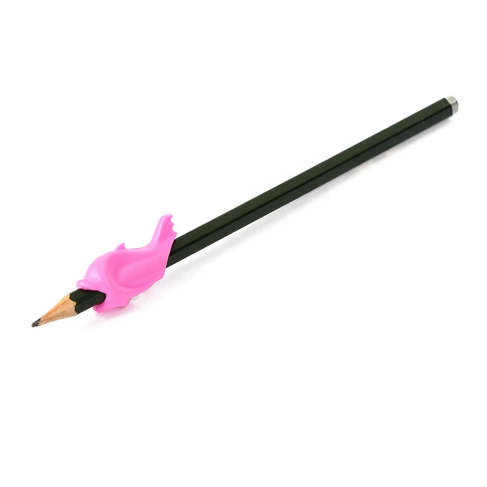 Professional made wholesale education posture correction ergonomic silicone pencil grip
