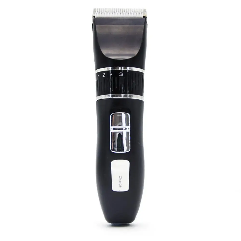 black color trimmer with lithium battery 1500 mah pet groomer kit for vet