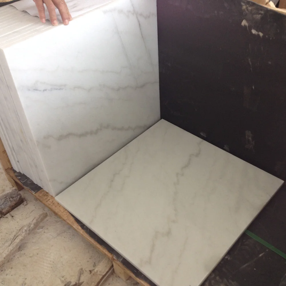 New Design Cheap Price White Anti-slip  Stairs Marble