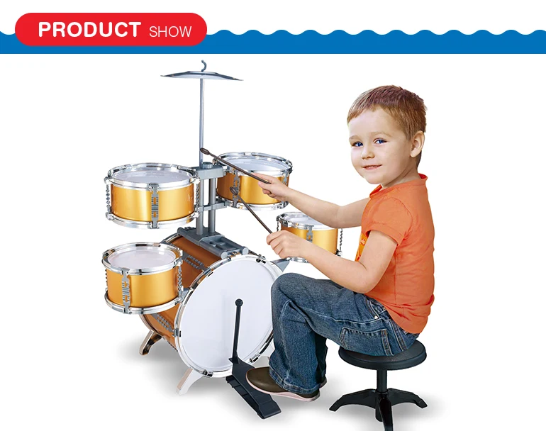 plastic musical instrument entertainment toy jazz drum set prices for children