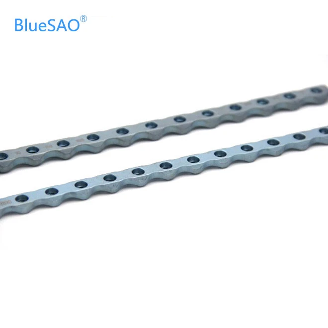 BLUESAO pure titanium locking, point contact, cuttable, compressed bothway veterinary orthopedic bone plate