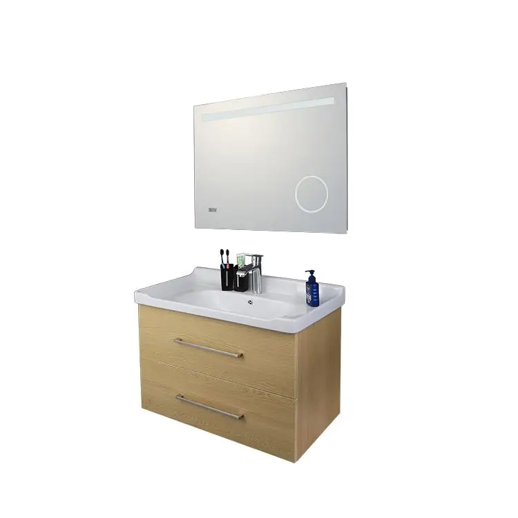 Modern Bath Vanities Wholesale Washbasin Bathroom Cabinet With Ceramic And Mirror  smart mirror cabinet