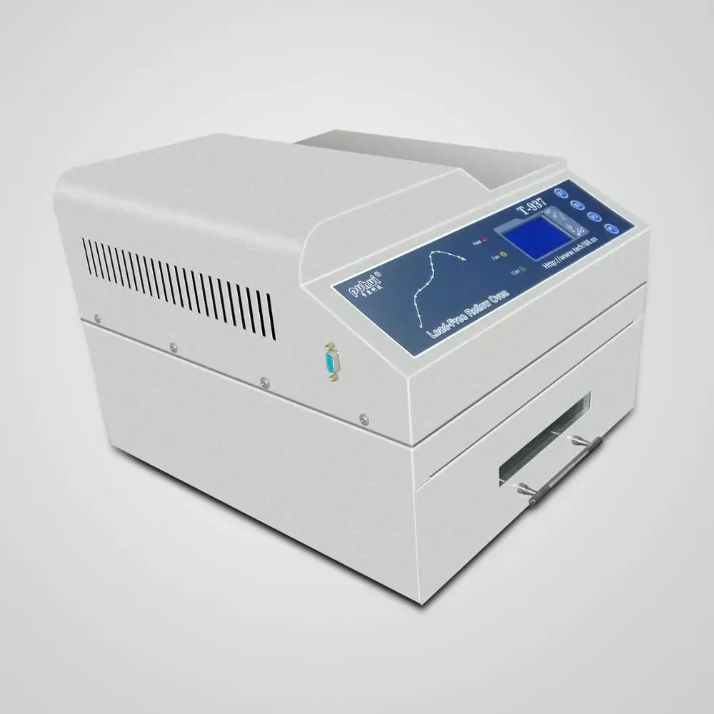 reflow welder machine Puhui T937 / T-937M SMT Desktop Automatic Reflow Soldering Oven