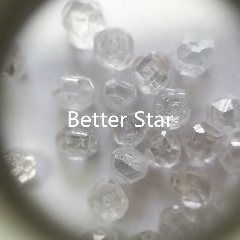 0.4carat 0.6carat DEF color and VS clarity lab grown uncut diamond synthetic diamond