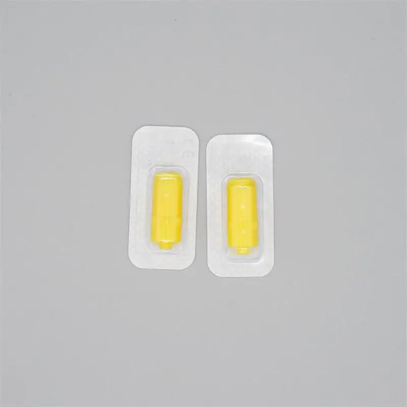 IN STOPPER (HEPARIN CAP) for iv cannula   yellow color