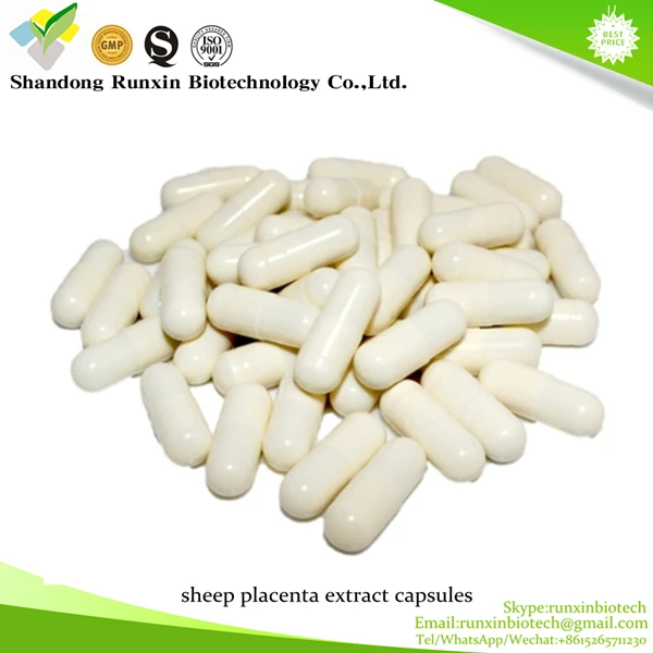 Новый продукт высокого качества природных овечьей плаценты овцы капсулы экстракт, капсул