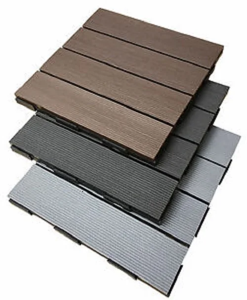 
Easy Installation Wood Plastic Composite DIY WPC Decking Tiles 