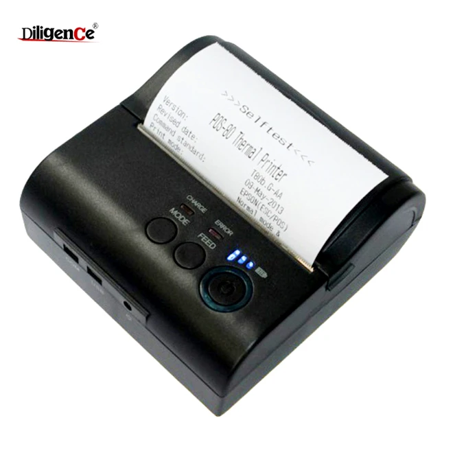 Cheap Mini Handheld portable 80mm handheld parking ticket thermal printer for taxi receipt printing