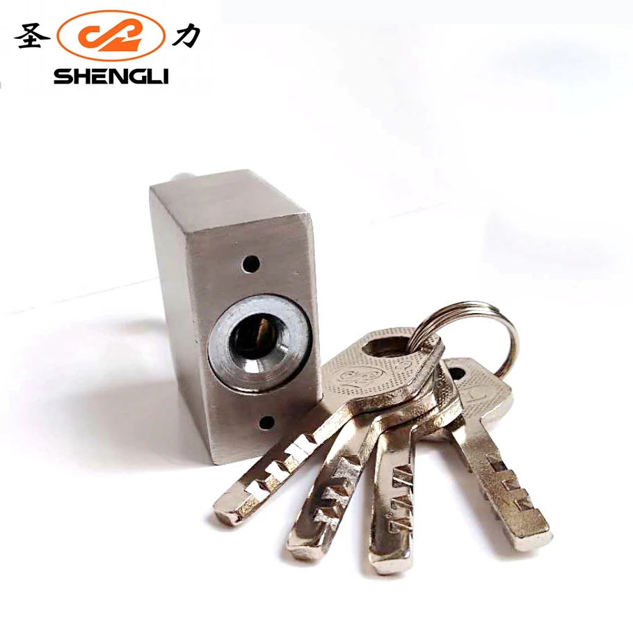 Shengli Brand 40MM Stainless Steel Square Type Waterproof Stainless Steel Vane Padlock