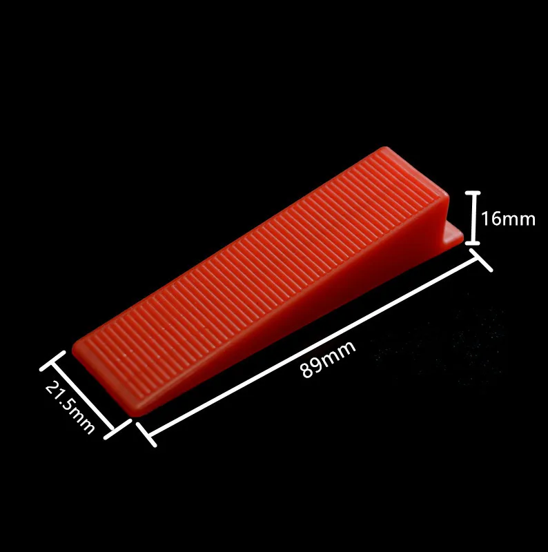 Tile leveling systems wedges