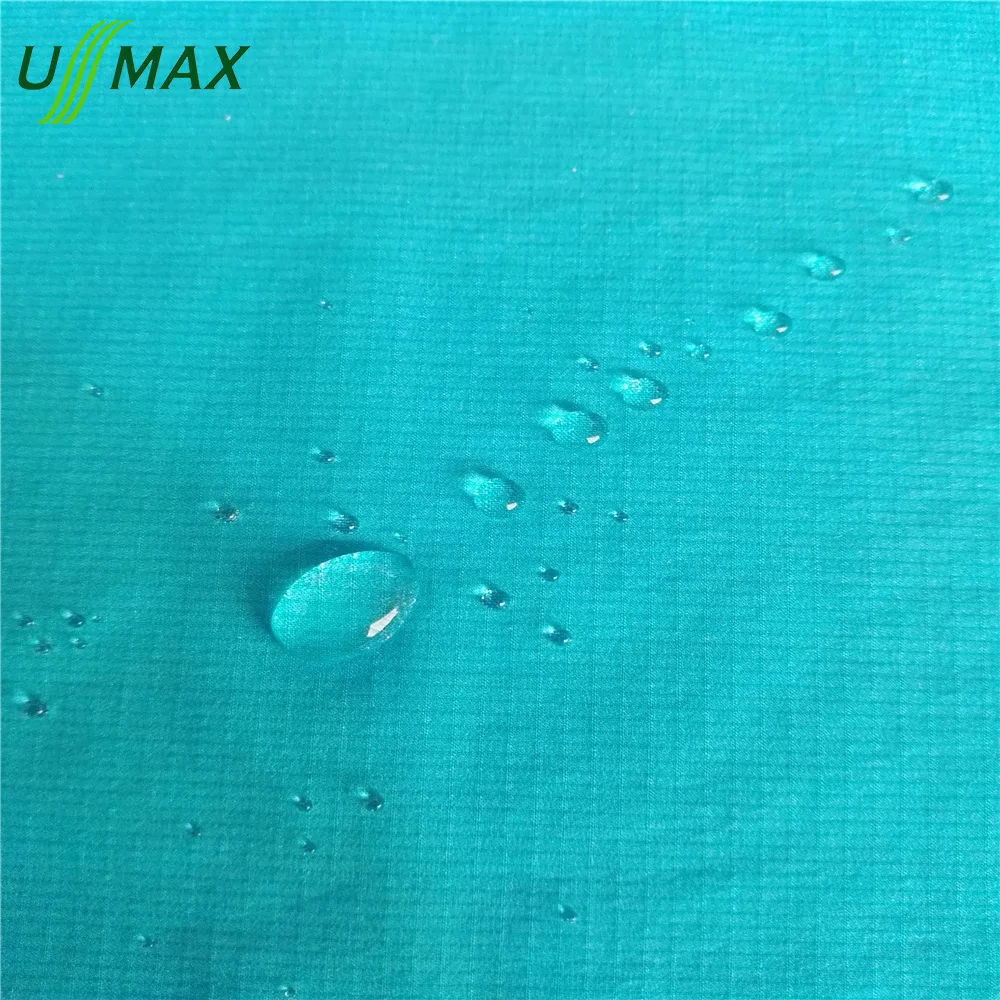 10d 20d 30d Nylon Polyester ripstop Weft Stretch waterproof Fabric