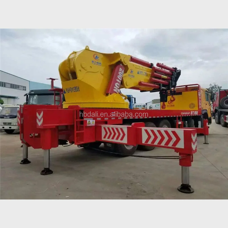 200Tons heavy Knuckle boom truck mounted crane for lifting