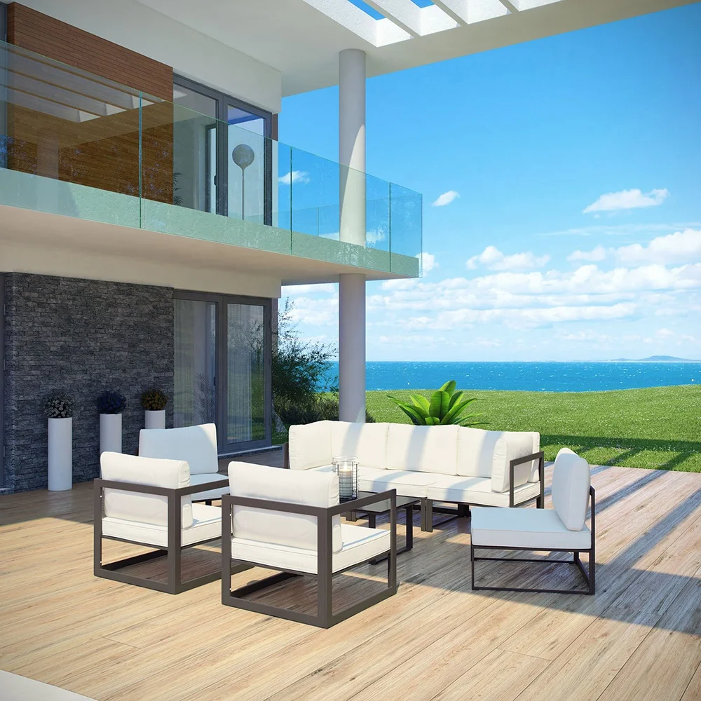 Outdoor garden Furniture Design Cheap Metal Sofa Set