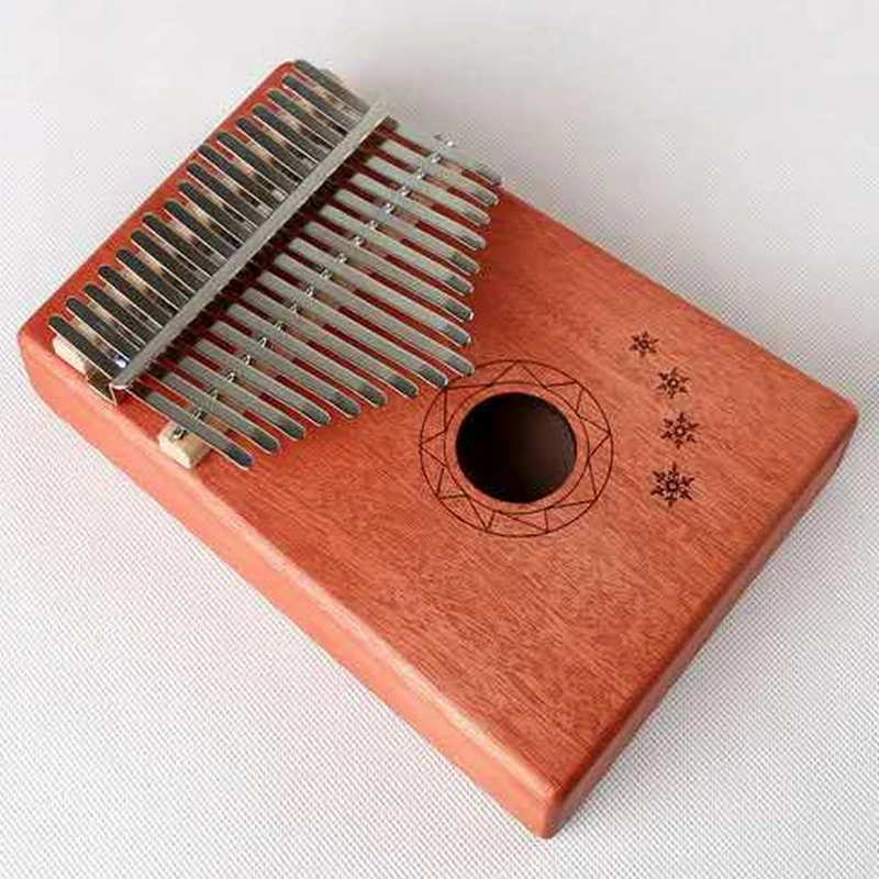 China Portable Fashion 17 Key Mahogany Finger Thumb Keyboard Marimba Kalimba