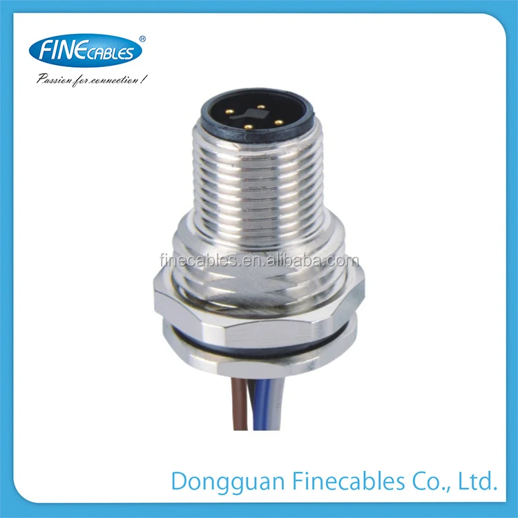 M12 мужского и женского пола 4 pin 5 pin-кодирования разъем адаптера питания