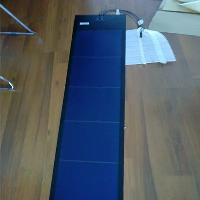 70W/75W rollable amorphous silicon thin film flexible solar panel for RV boats marine