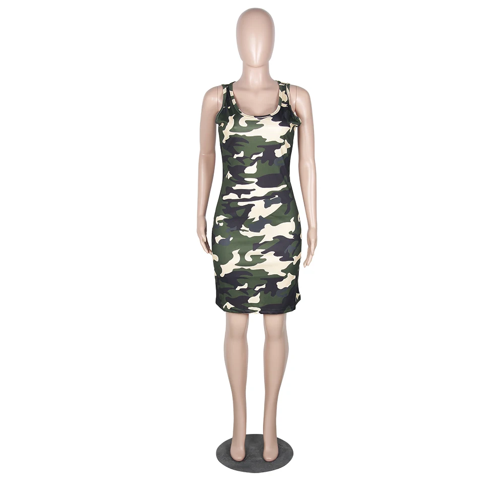 Wholesale Wholesale women army camo camouflage dress MA166