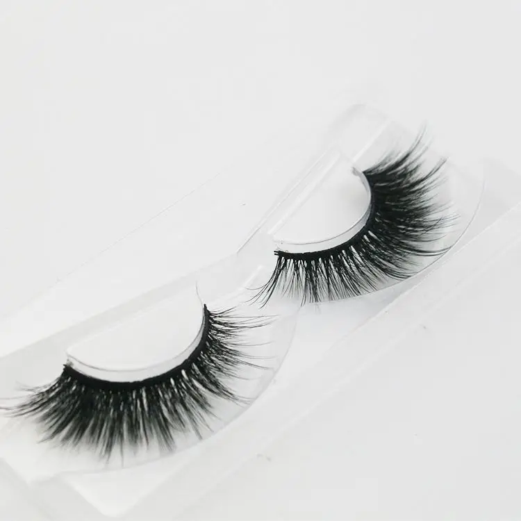 Handmade False 3d Silk Eyelashes With Custom Package Box