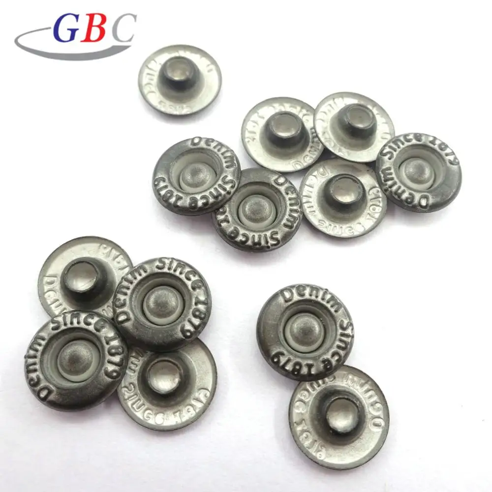 Factory wholesale metal copper rivets jeans