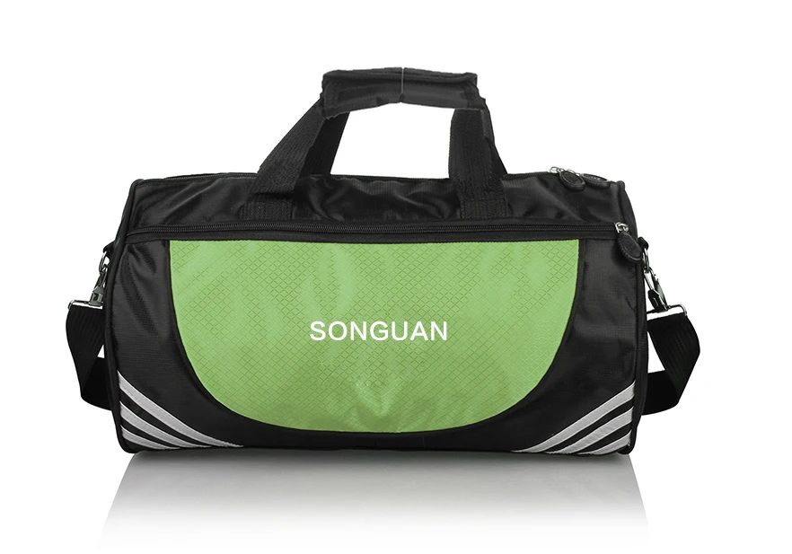 2018 Wholesale fashion waterproof travel gym duffle bag with shoe compartment