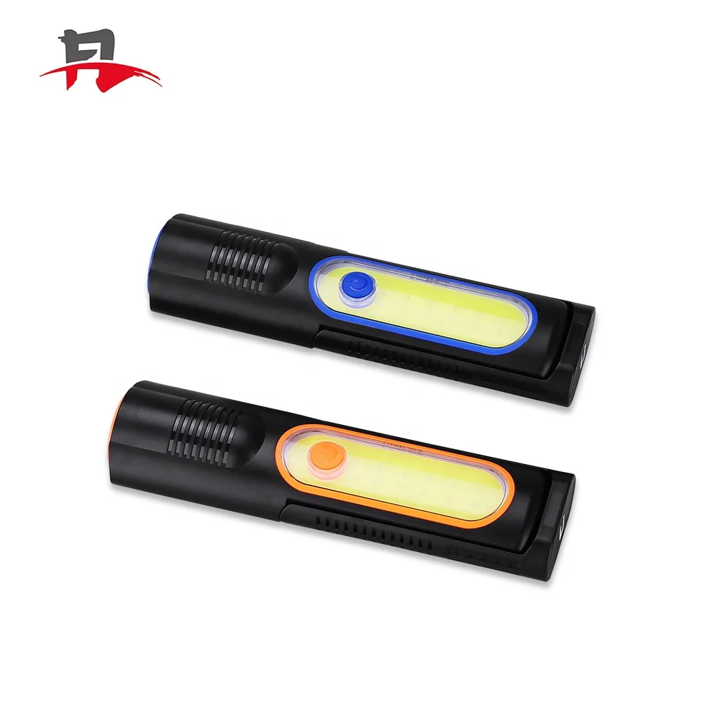 
Recgargeable Portable Lamp with Hanging Hooks Magnetic Base Ultre Bright Inspection Lamp Rotated for Car Repair COB Work Light 