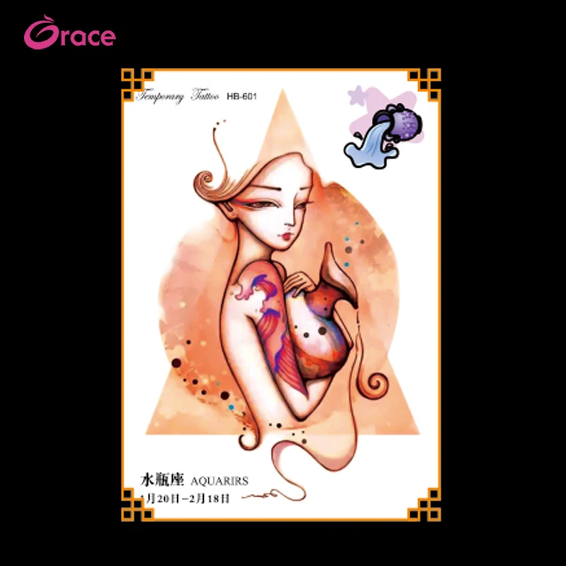 HB 601-700 wholesale Chinese Peking Opera face tattoo sticker arm water transfer skin safe temporary tattoo sticker custom
