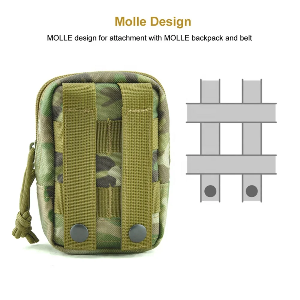 Outdoor Molle admin waist pouch Waterproof Tactical Waist Belt accessory tool bag