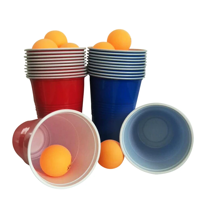 
DM 40mm ABS high quality beer pingpong balls and cups 