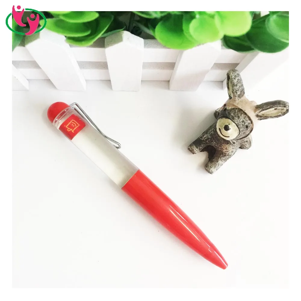 Fancy Customized 3D Logo Liquid Floating Pen