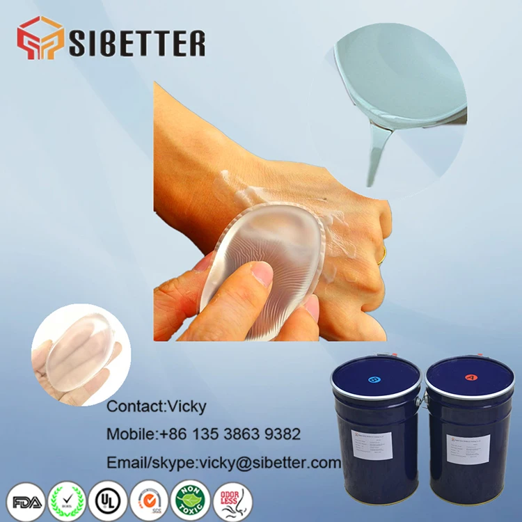 Factory Price of Liquid Silicone Gel for Make-up Silisponge Making