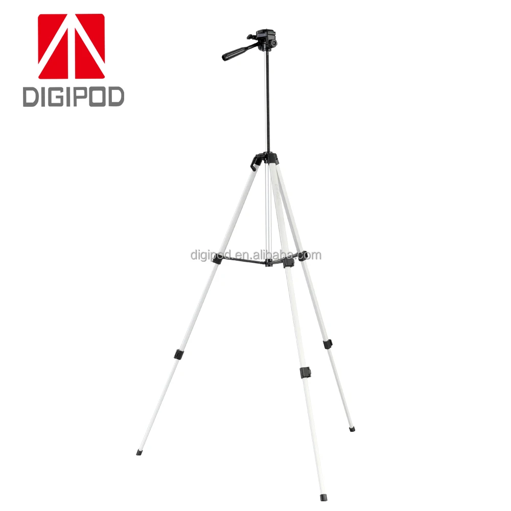 
Silver color 53 inch good price portable tripod stand for mobile phone camera 