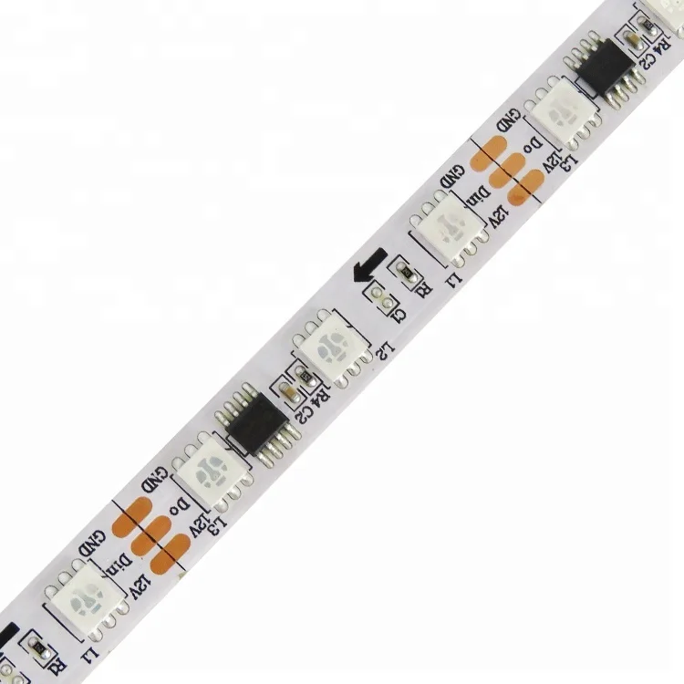 5050 WS 2811 SM 16703 UCS 1903 Pixel DC12 10MM Addressable Full Color RGB 60 144 Leds Flexible LED WS2811 IC Strip Light