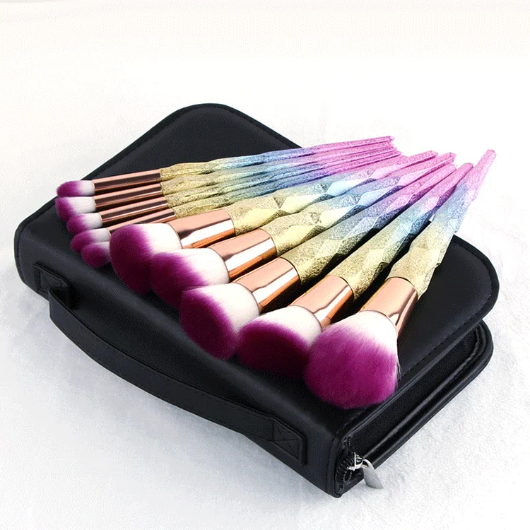 Arrivals Cosmetic Brush Pink Makeup Brushes Set Trending Products New with PU Bag Eye Shadow Synthetic Hair Foundation Brush