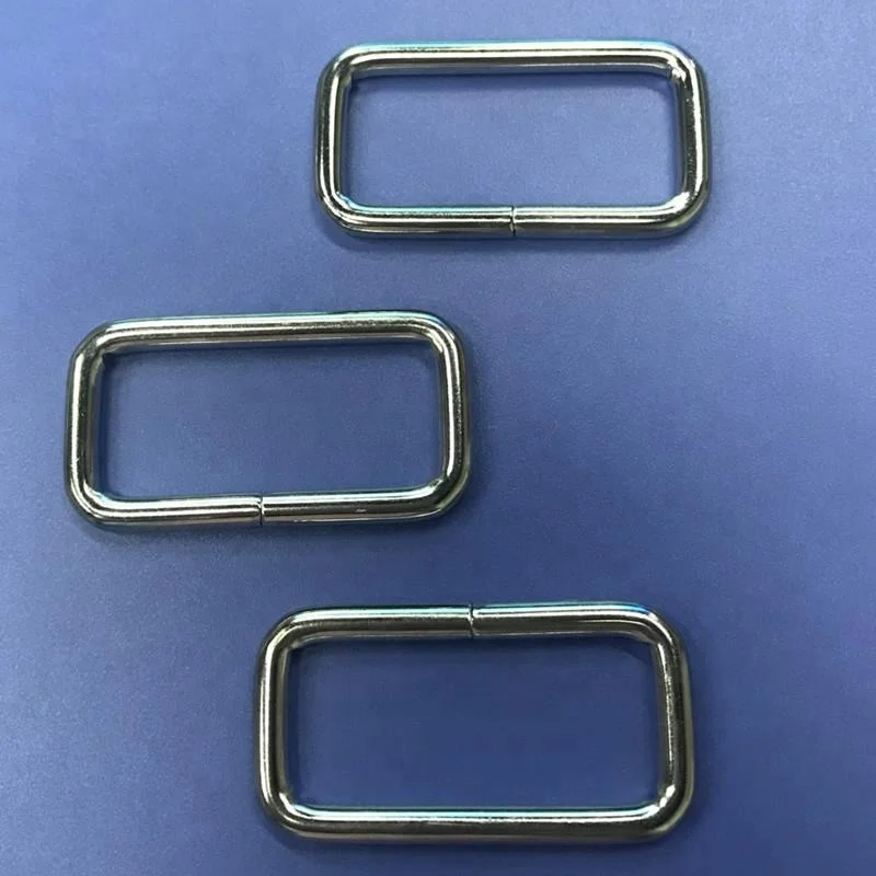 High Quality zinc alloy hardware of square ring metal buckle