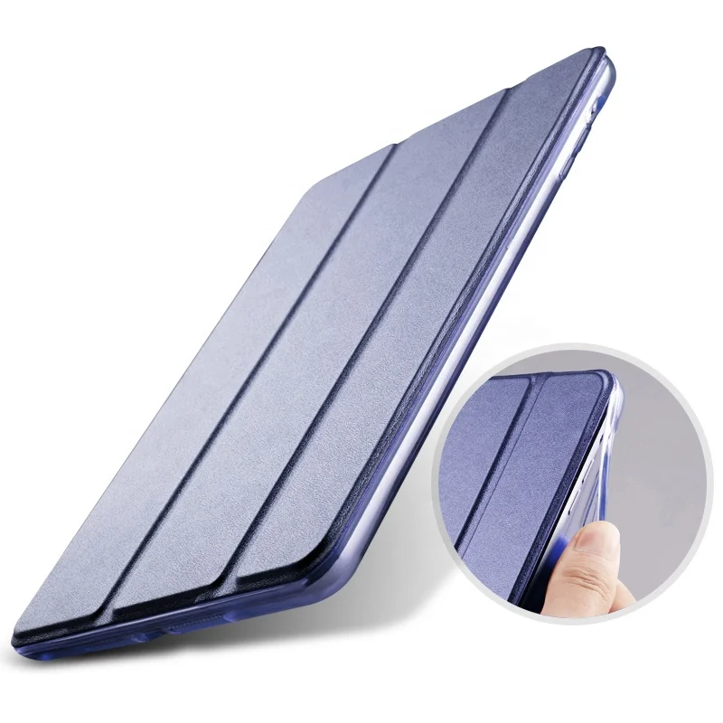 Transparent Hard PC+ Soft TPU edge tablet cover case for iPad 9.7 inch iPad 5 2017, iPad 6 2018