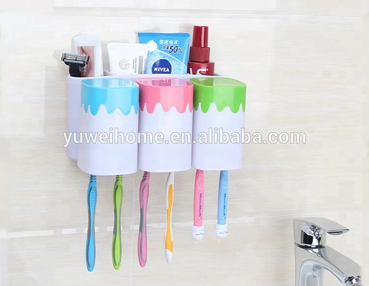 Modern bathroom accessories Toothbrush holder set with Tumblers holder set