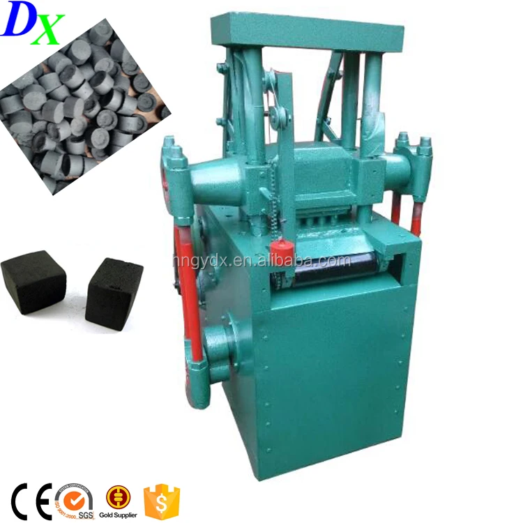 Ram type bbq shisha hookah charcoal briquette compressing machine