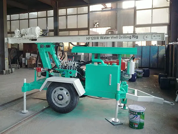 Небольшая буровая установка для водяных скважин HF150W продажи/простая в эксплуатации
