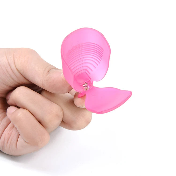 Wholesale Reusable 5pcs Plastic UV Gel Polish Remover Clip Soak Off Toe Nail Clip