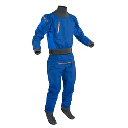 Custom Mens Back Zip Kayak Drysuit Waterproof Sport Drysuit with Air Tight Zipper Provide Superb Durability and Protection