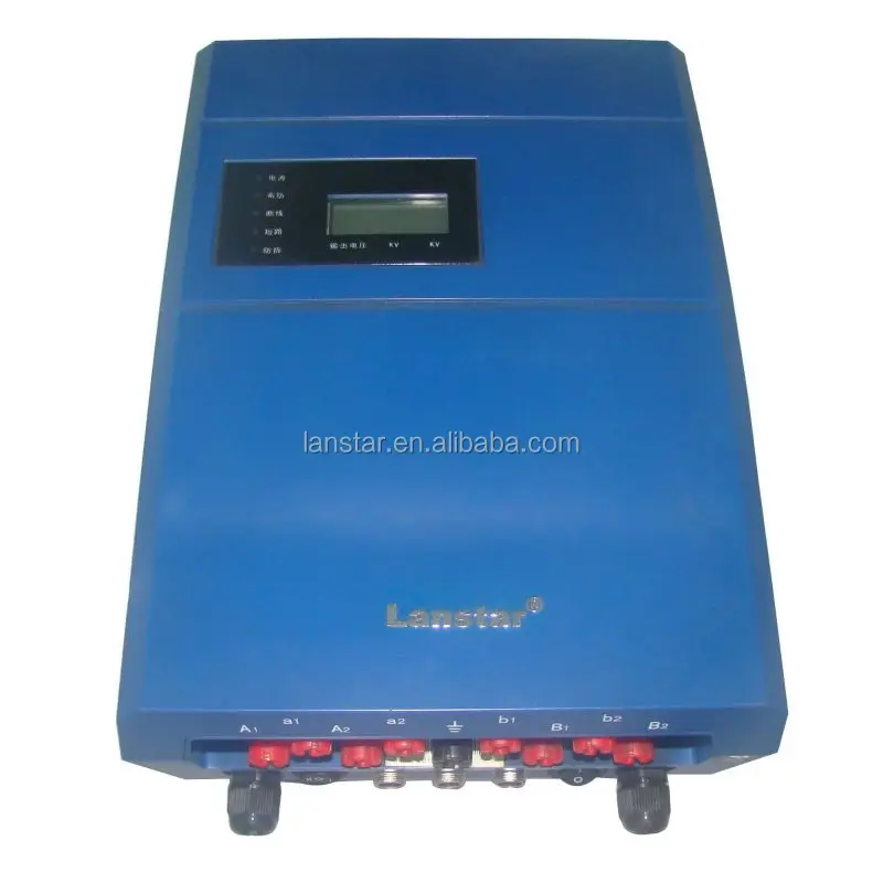 Двойной зоны Электрический забор Energizer с сигнализацией, хорошее качество, для домашнего использования, завод и склад LX-2008DCD