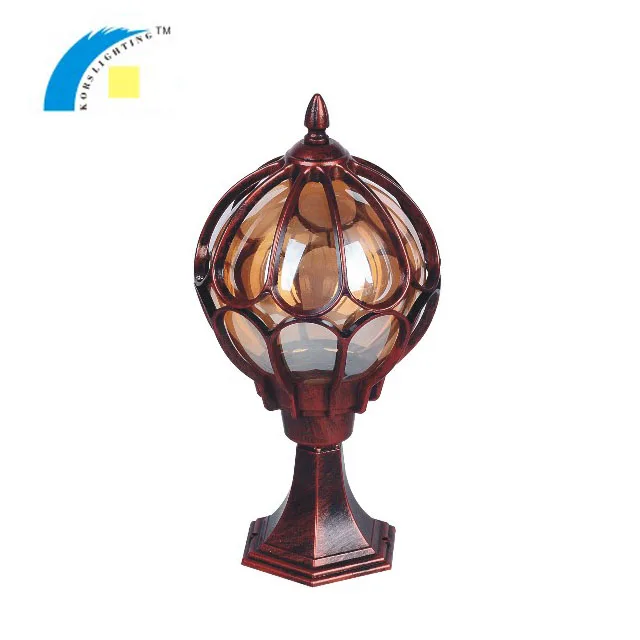 main gate pillar light outdoor pedestal lantern decorative garden house fence post lights