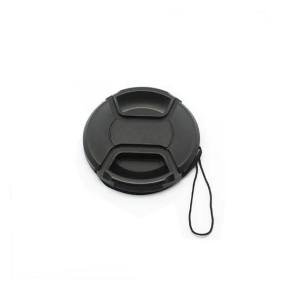 Middle Pinch Neutral Camera Lens Cap Protection Cover 49mm/52mm/55mm/58mm/62mm/67mm/72mm/77mm/ With Anti-lost Rope